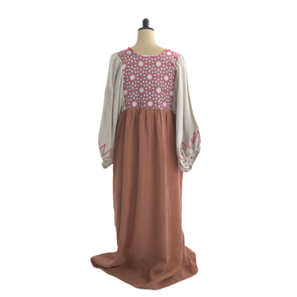 sachin and babi light blue dress Silk Thread Embroidered Huipil Black with Green Silk Thread