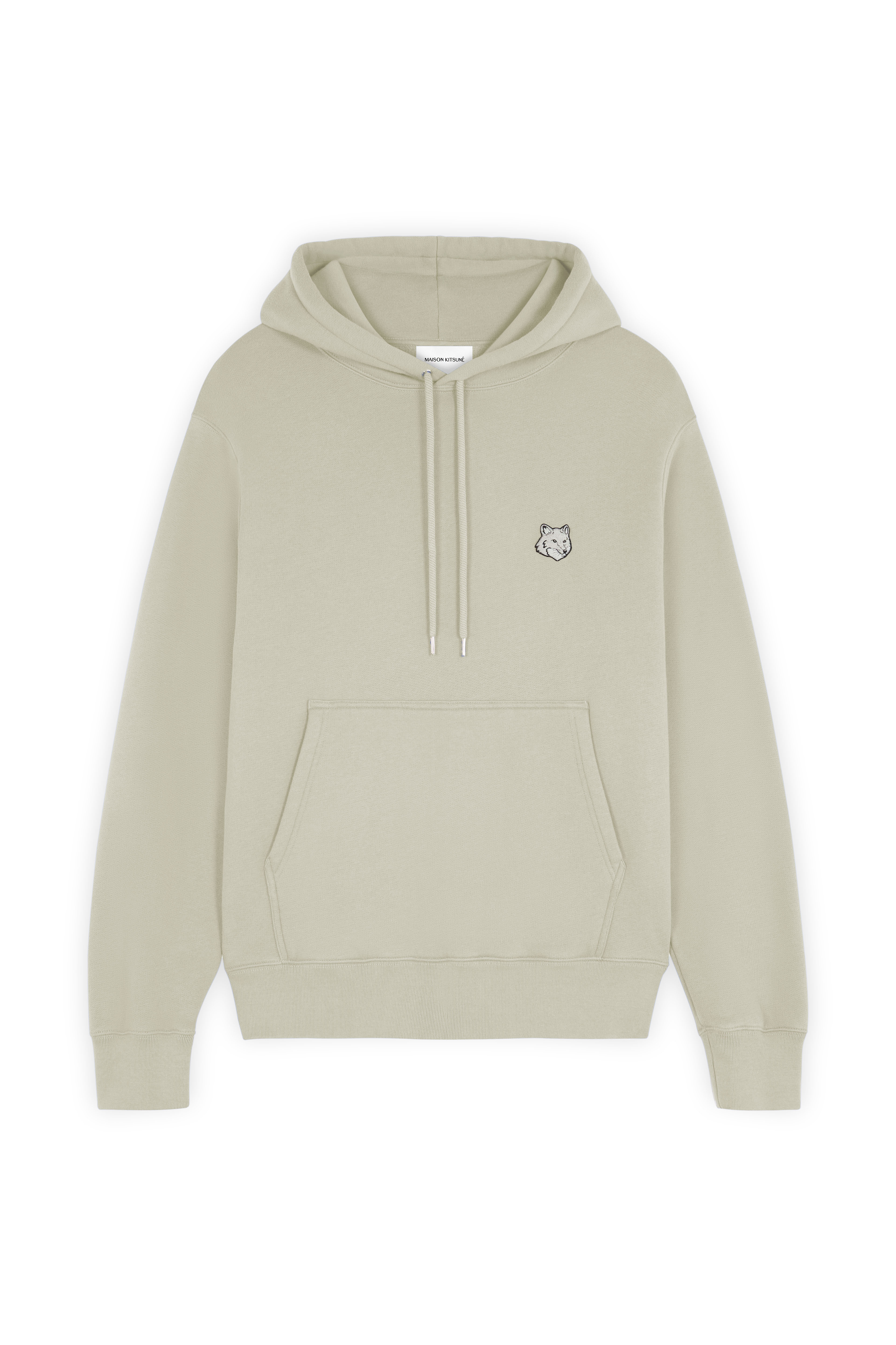 パーカー・フーディ *MAISON KITSUNE* Bold Fox Head Patch Comfort Hood Ash Tree M Maison Kitsuné Bold Fox Head Patch Comfort Hoodie - Ash Tree