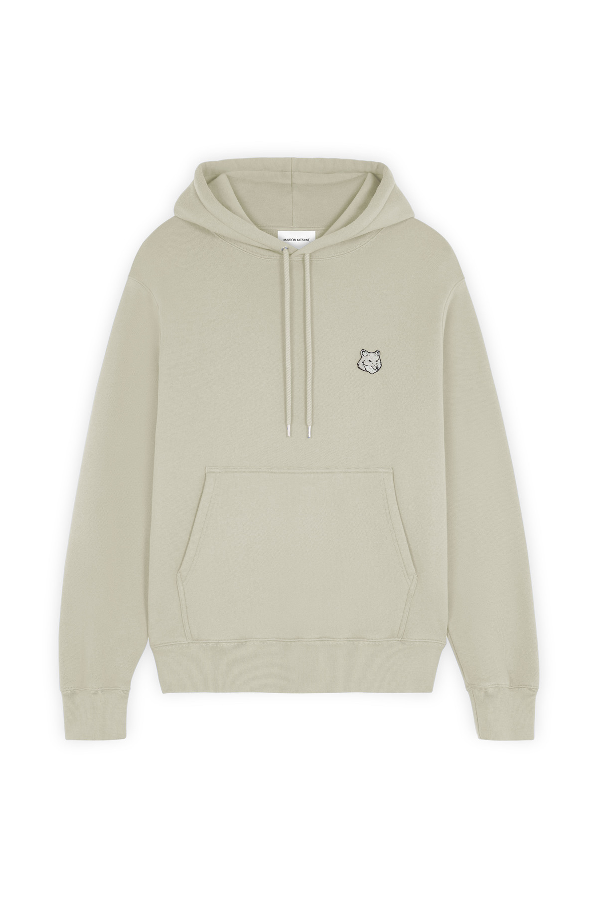 パーカー・フーディ *MAISON KITSUNE* Bold Fox Head Patch Comfort Hood Ash Tree M Maison Kitsuné Bold Fox Head Patch Comfort Hoodie - Ash Tree