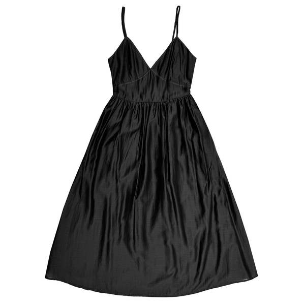 Ali Golden Tie Back Midi Dress - Black | Garmentory