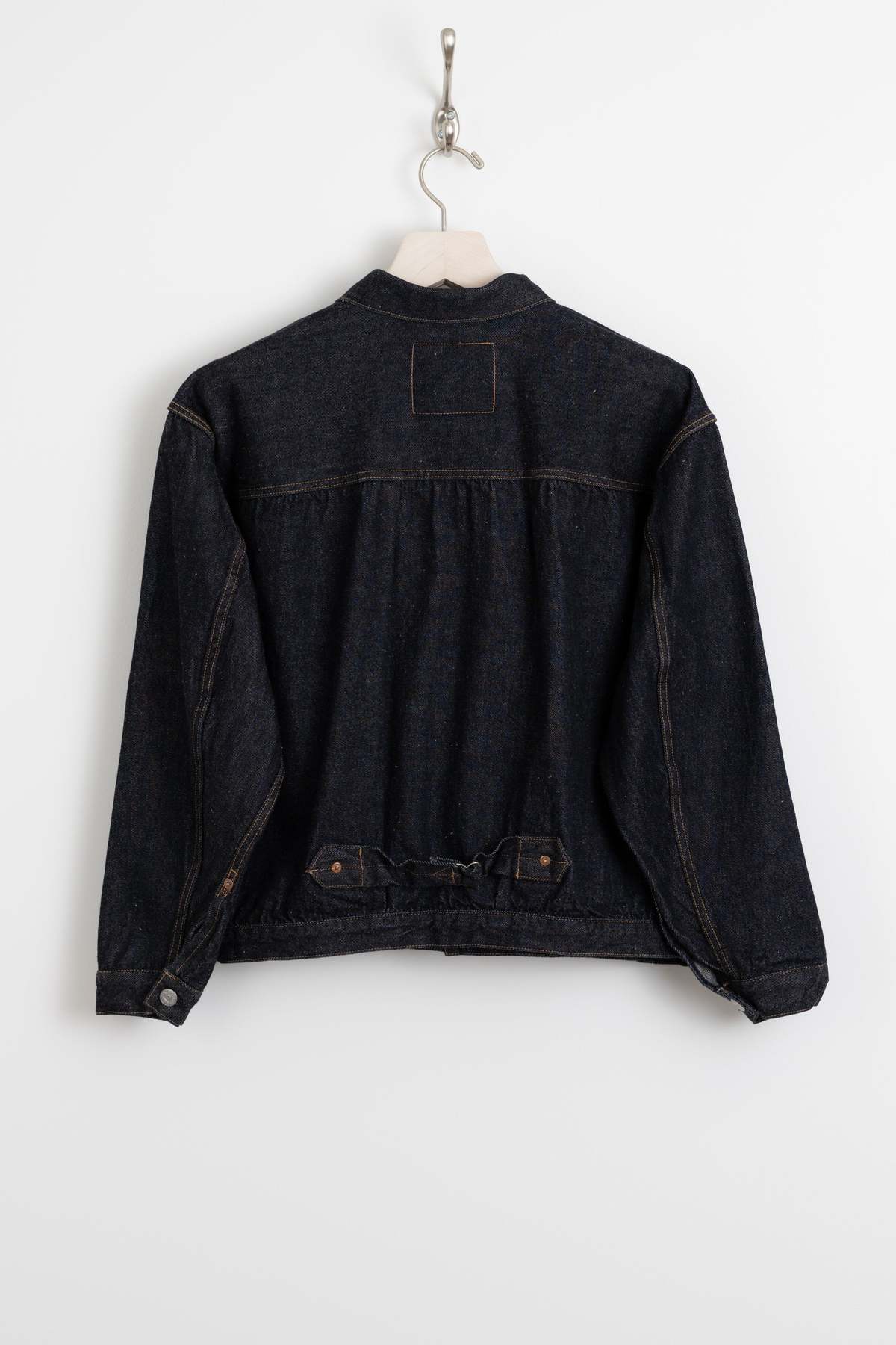 ジャケット・アウター KAPTAIN SUNSHINE washed denim tracker Kaptain Sunshine Denim Tracker Jacket Indigo Vintage Wash