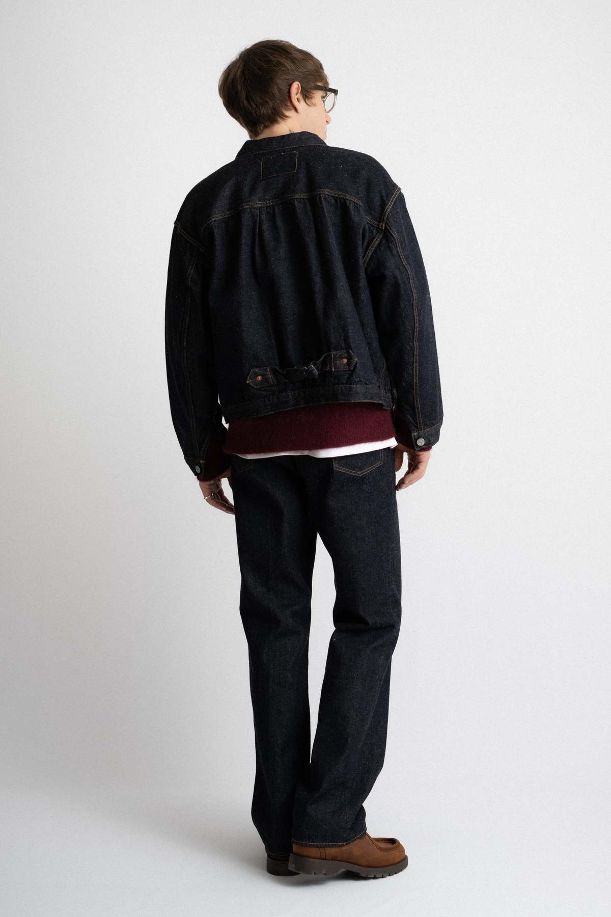 KAPTAIN SUNSHINE Denim Tracker 2P Jacket - Indigo One Wash