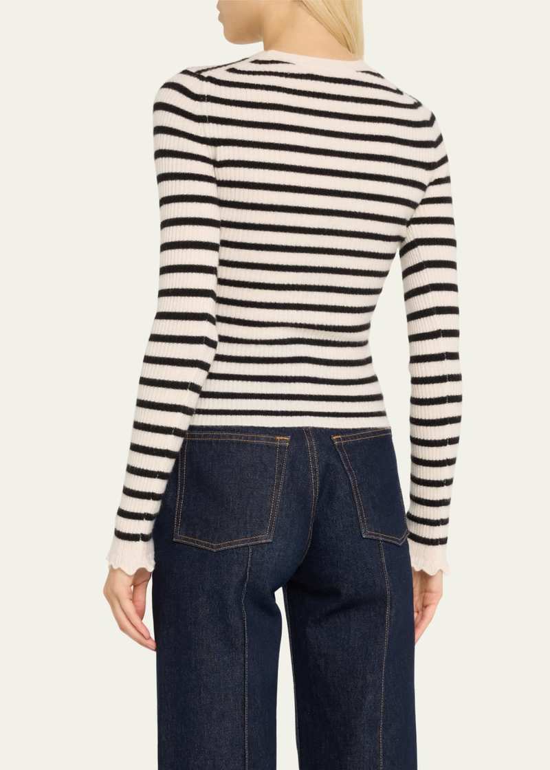 Ulla Johnson Aeris Cardigan - Noir Stripe Ulla Johnson Aeris Cardigan - Noir Stripe