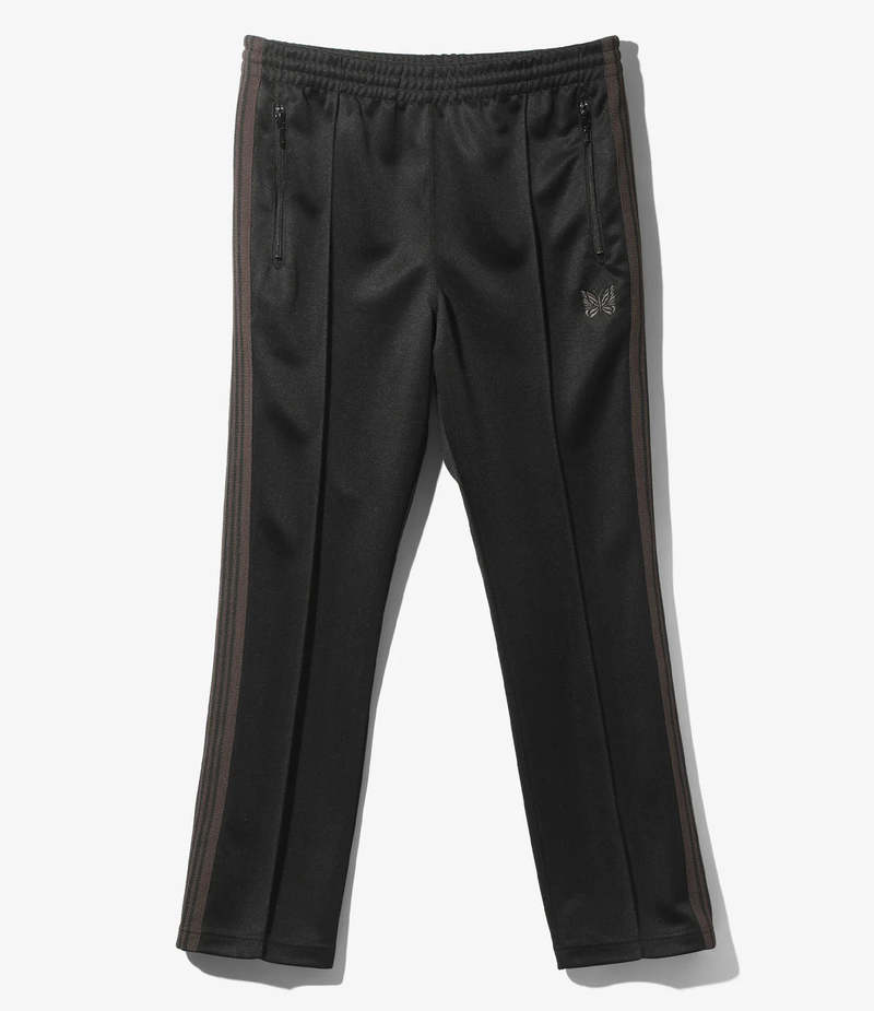 トップス NEEDLES Poly Smooth NARROW TRACK PANT Needles Men's Poly Smooth Narrow Track Pants in Olive Needles