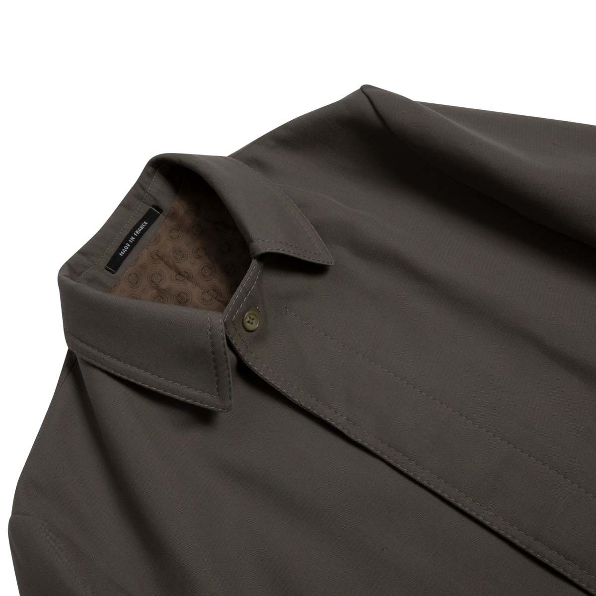 cyclone Trevira Tabby Weave Balmacaan Coat - Brown Moonstone - Image 2 of 7