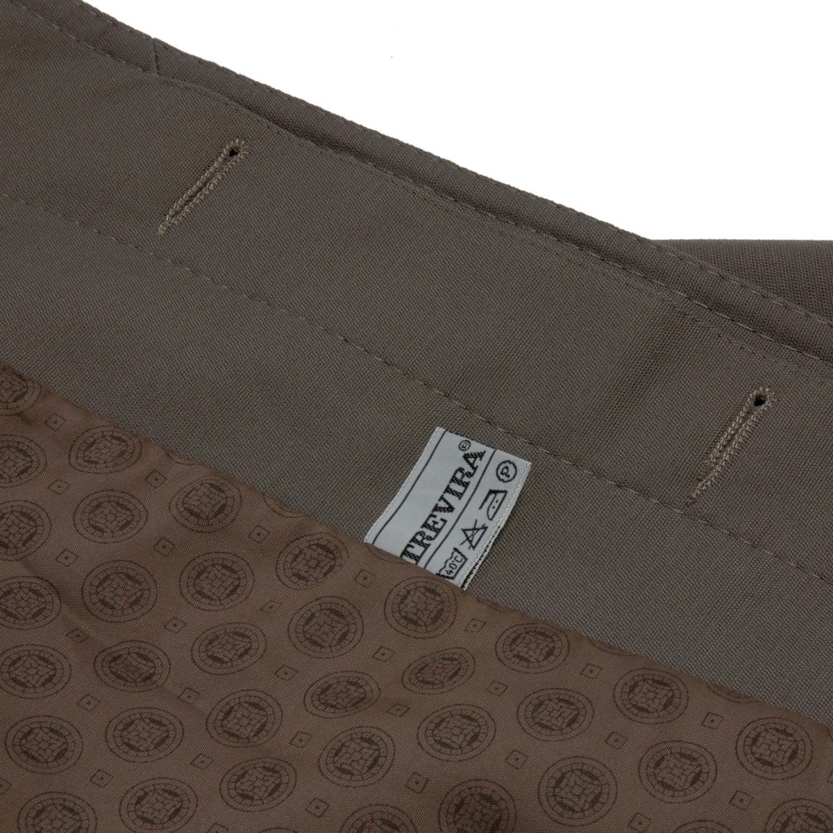 cyclone Trevira Tabby Weave Balmacaan Coat - Brown Moonstone - Image 7 of 7