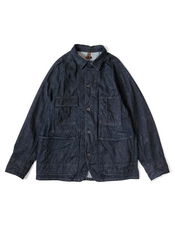 Kapital 12oz Denim Cactus Coverall Black Thread Ver. - Indigo