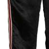 Sundazed Satin Weave Acatate Embroidered Grosgrain Stripe Joggers - Black - Thumbnail 5