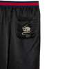 Sundazed Satin Weave Acatate Embroidered Grosgrain Stripe Joggers - Black - Thumbnail 7