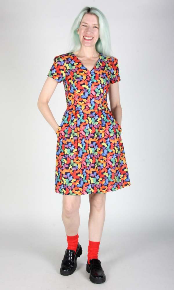 Birds of North America Fruit Dove Dress - Lepidoptera