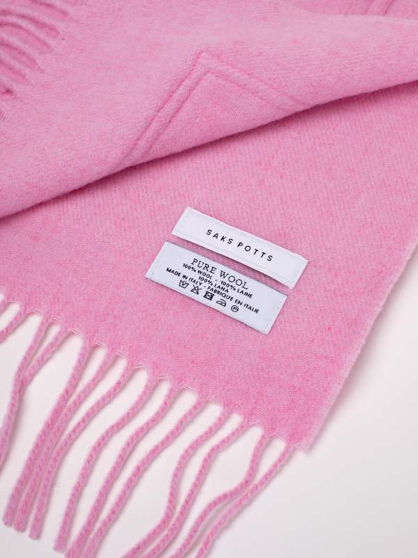 【関税込み】Jp Scarf - PATOU - Wool - Pink 関税込み】Jp Scarf - PATOU - Wool - Pink (PATOU/スカーフ