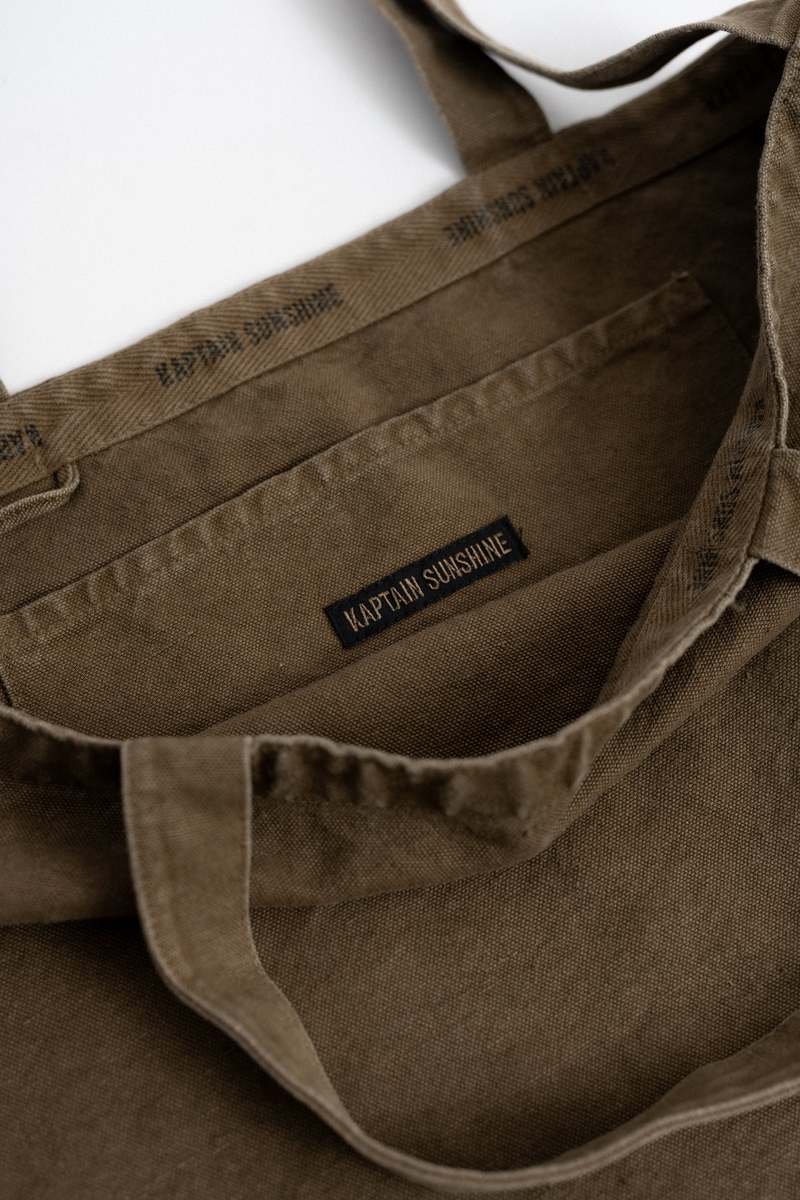 バッグ KAPTAIN SUNSHINE Market Bag FADE BROWN KAPTAIN SUNSHINE Market Bag - Fade Brown | Garmentory