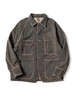 Kapital Twill Aging Wool Cactus Coverall - Charcoal - Thumbnail 1