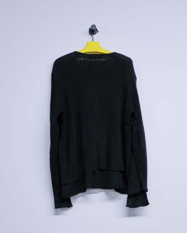 トップス OUR LEGACY Double Lock Sweater Alpaca 48 Our Legacy Double Lock U Neck Ash Grey Alpaca