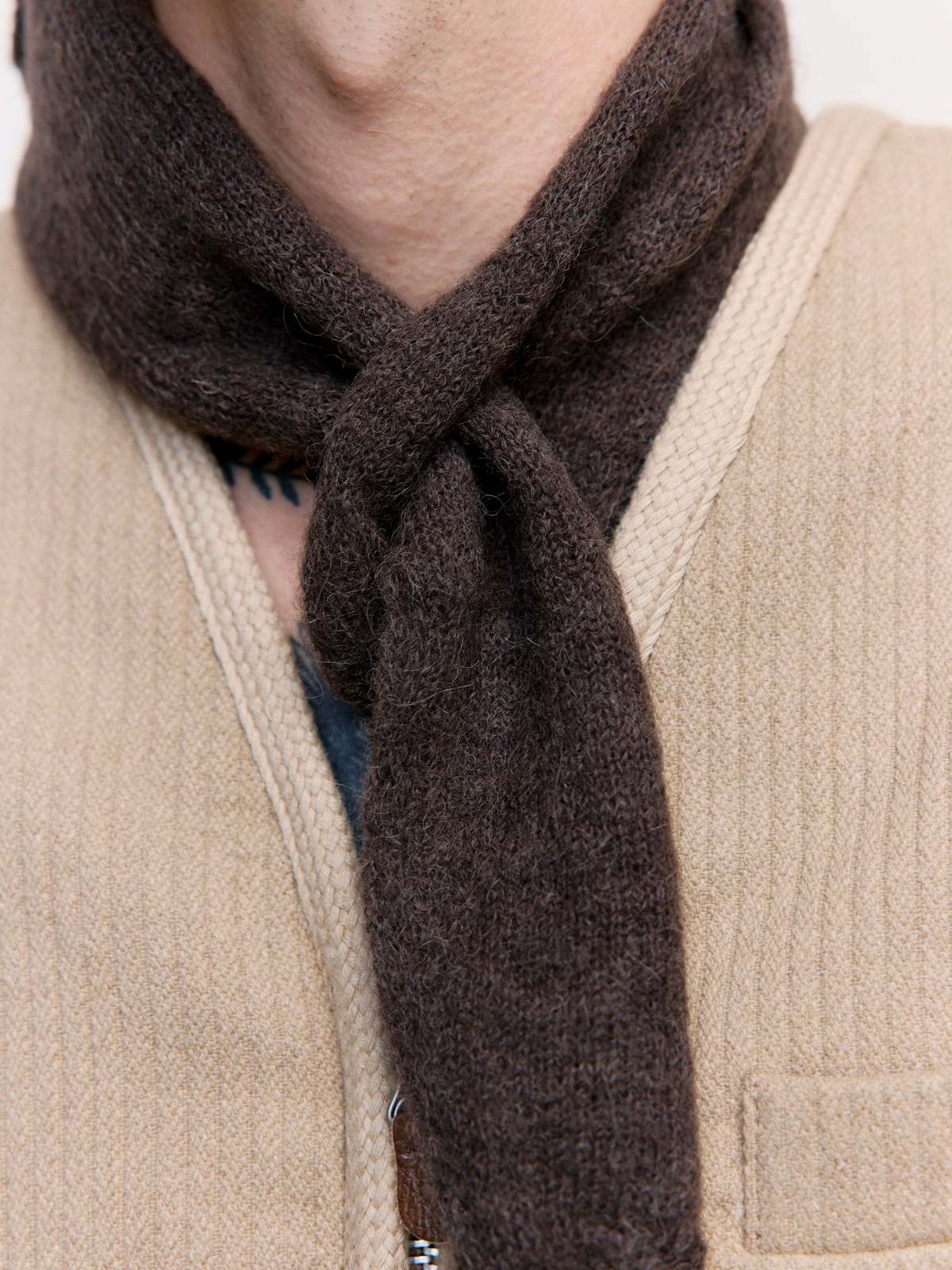 小物 OUR LEGACY MINIATURE SCARF 25SS Our Legacy - Miniature Scarf Nori Green Cyclone Linen
