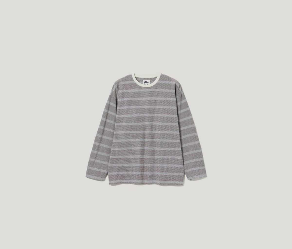 Pilgrim Surf + Supply Hawkinson Striped Crew - Brown Stripe 