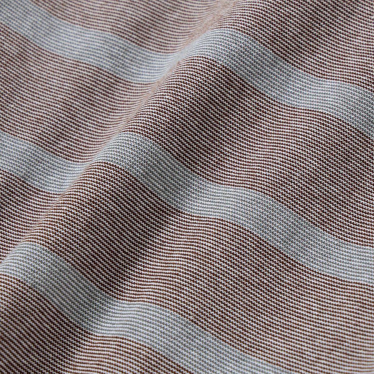 Pilgrim Surf + Supply Hawkinson Striped Crew - Brown Stripe