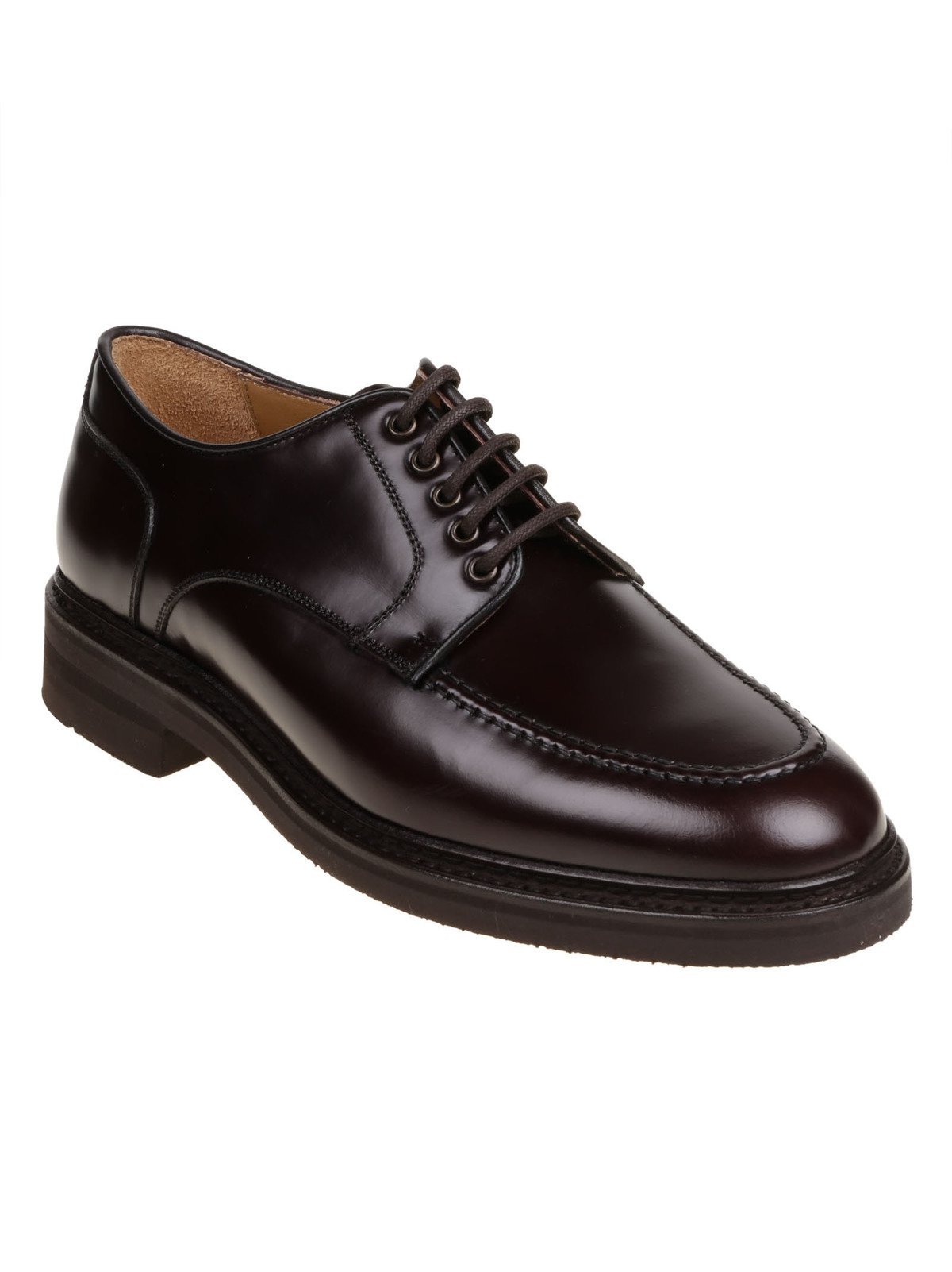 靴 Berwick 6 1/2 Berwick One Cut Oxford 3582, burgundy leather