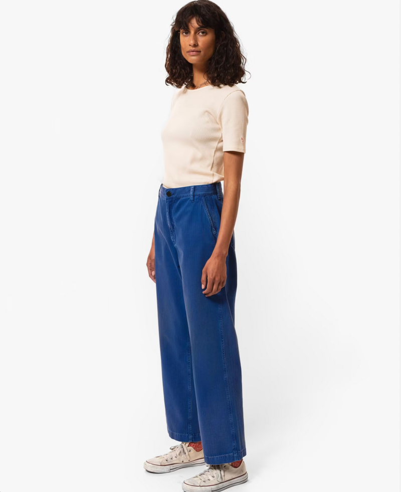 Nudie Jeans Wendy Herringbone Denim Pants