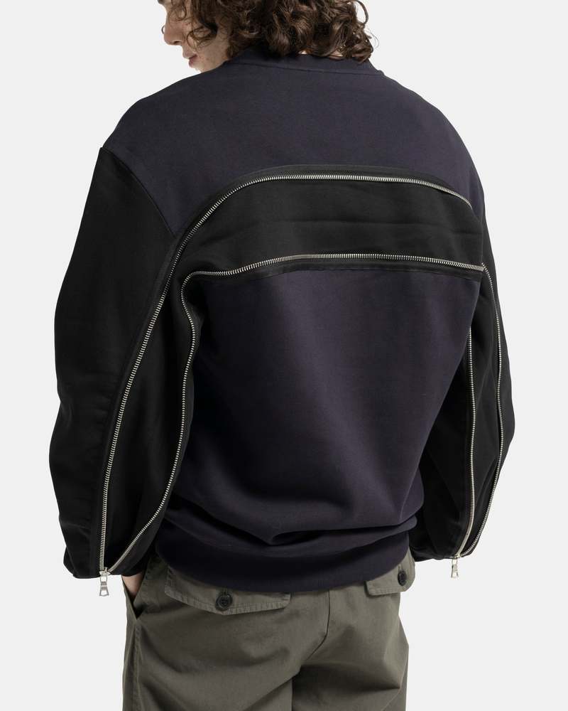Dries Van Noten Harson Sweater - Navy | Garmentory