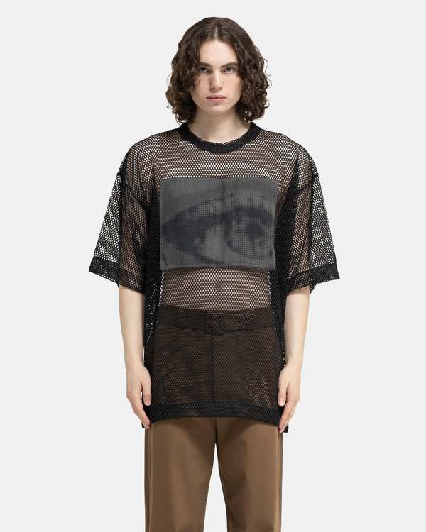 Dries Van Noten Hein Patch SS T-Shirt - Black | Garmentory