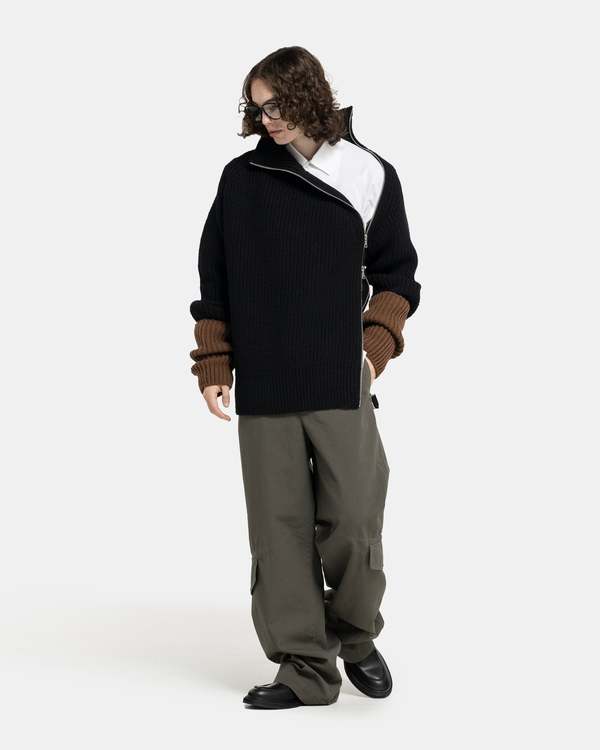 Dries Van Noten Monty Sweater - Black | Garmentory
