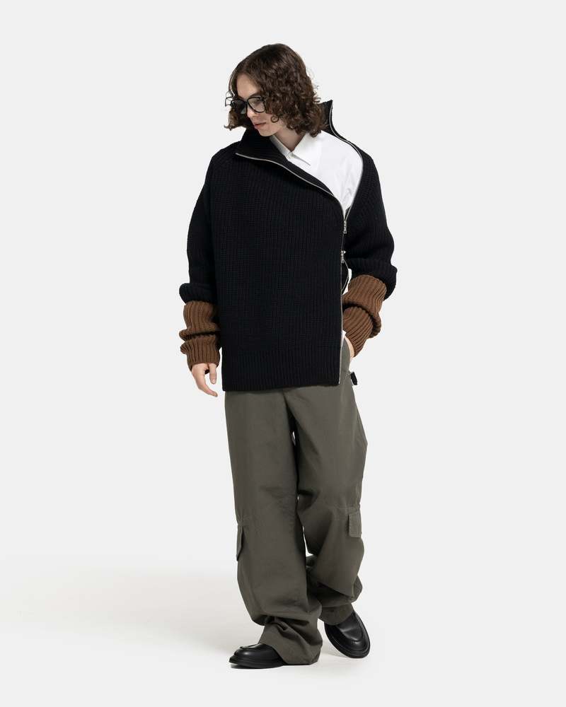 Dries Van Noten Monty Sweater - Black | Garmentory