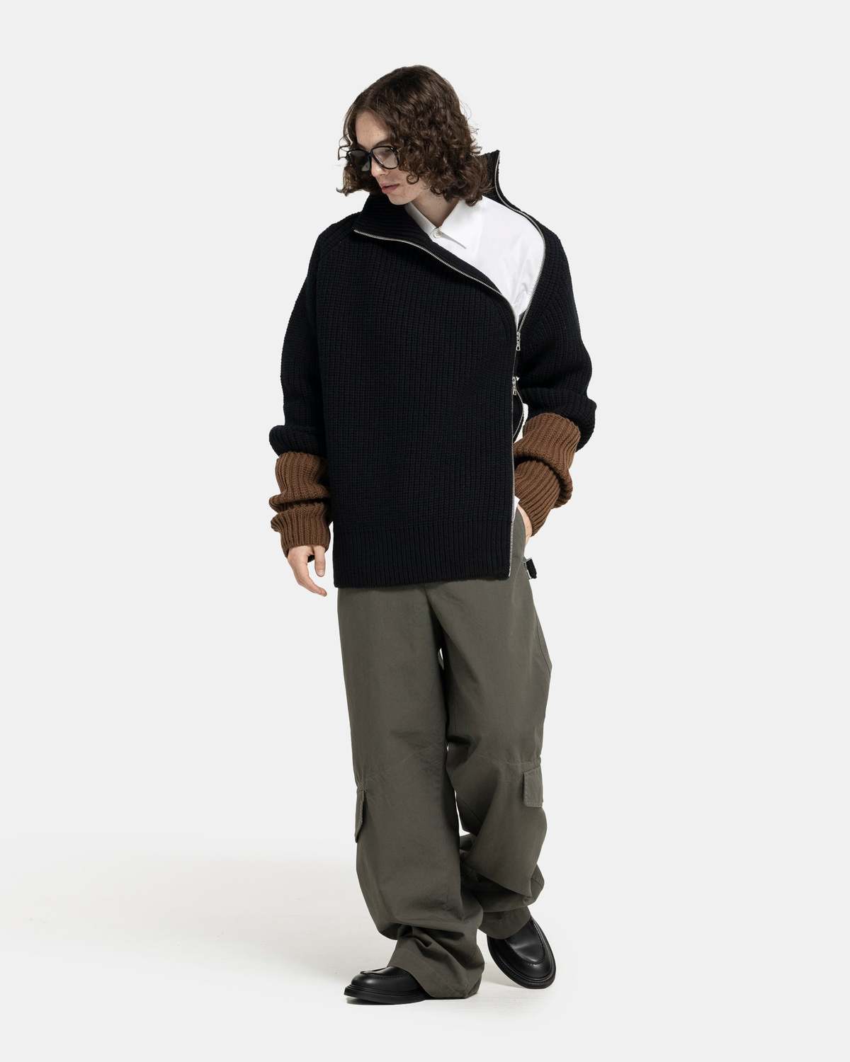 Dries Van Noten Monty Sweater - Black | Garmentory