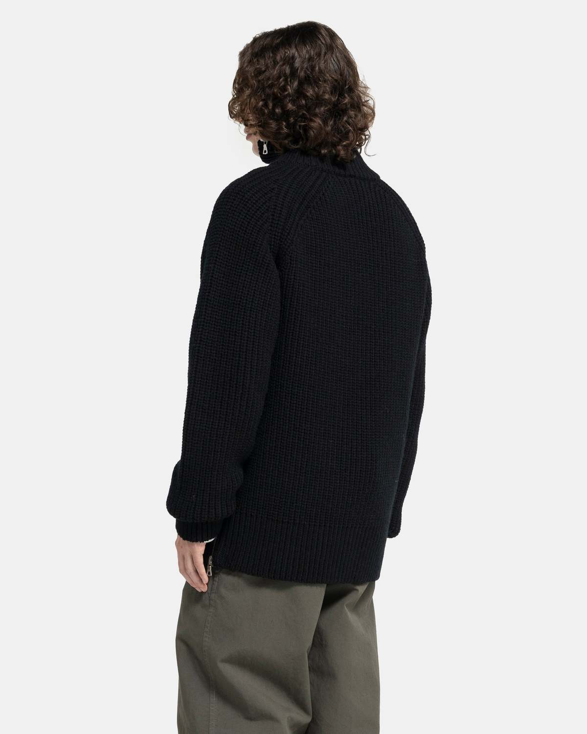 Dries Van Noten Monty Sweater - Black | Garmentory