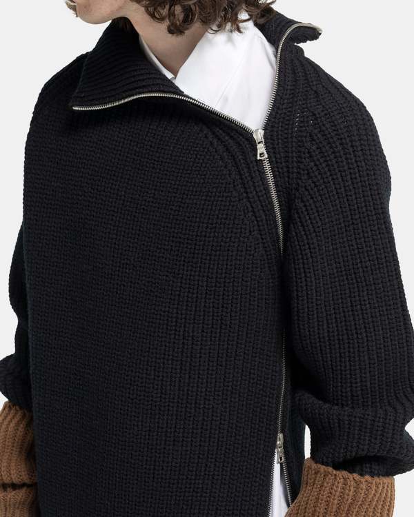 Dries Van Noten Monty Sweater - Black | Garmentory
