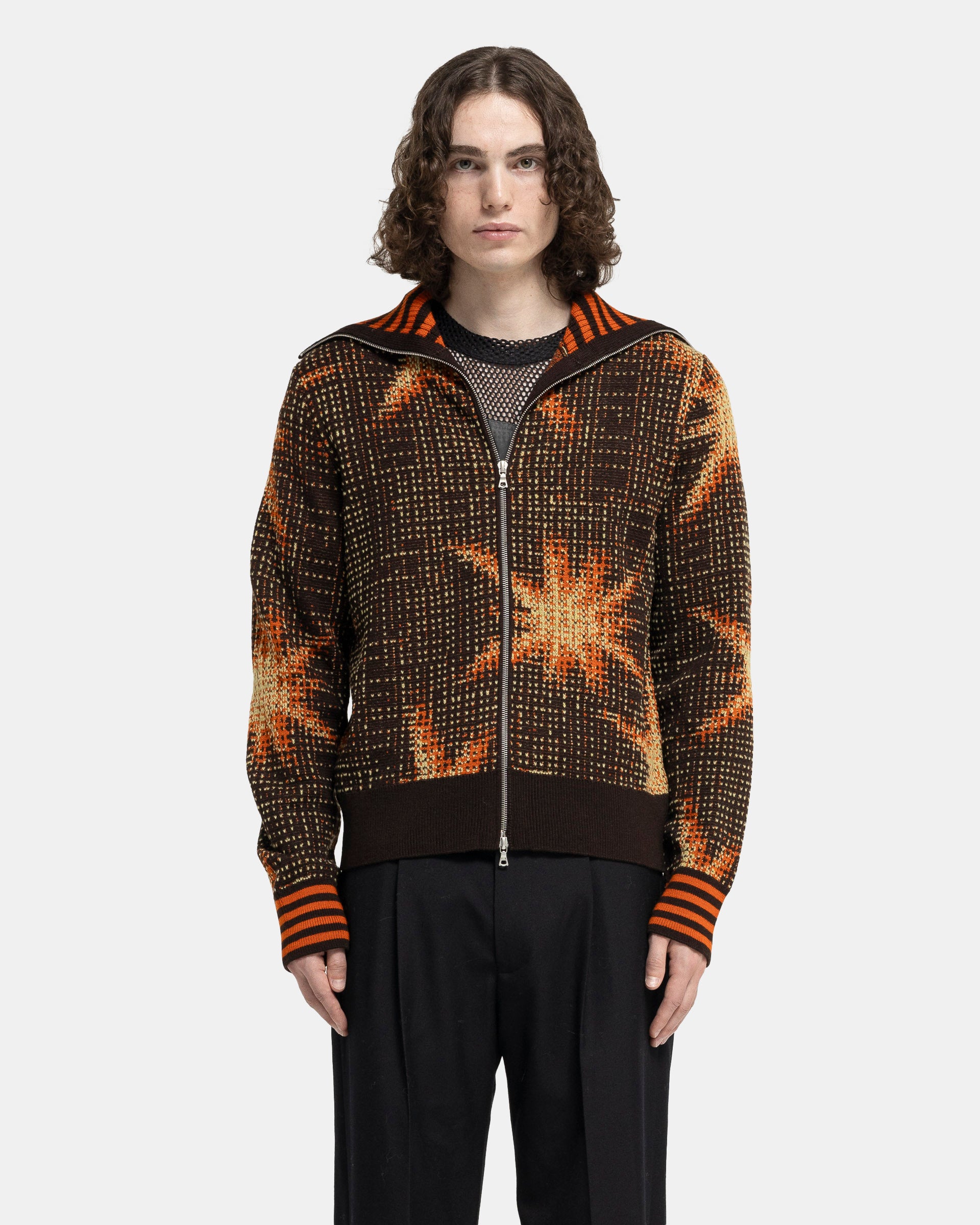Dries Van Noten Morion Cardigan - Dark Brown | Garmentory