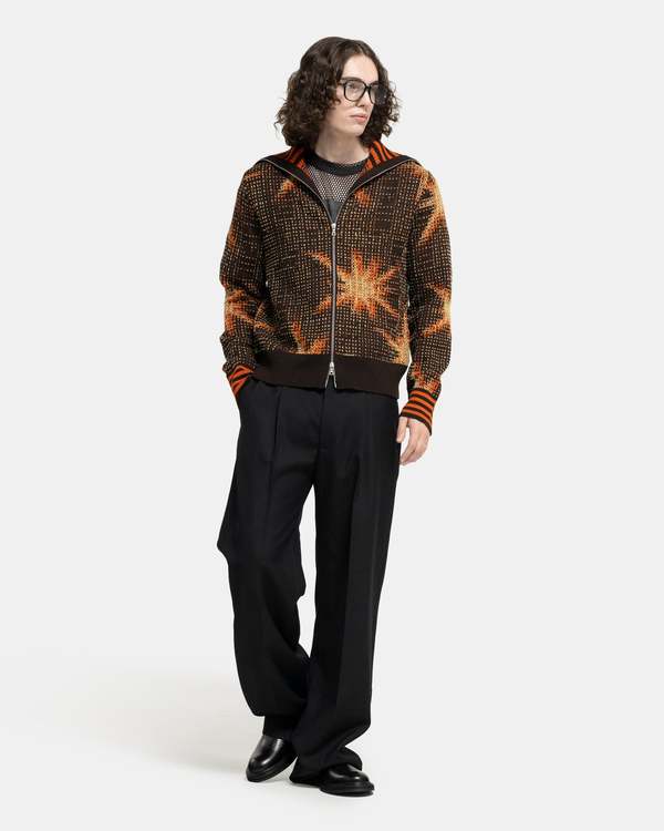 Dries Van Noten Morion Cardigan - Dark Brown | Garmentory