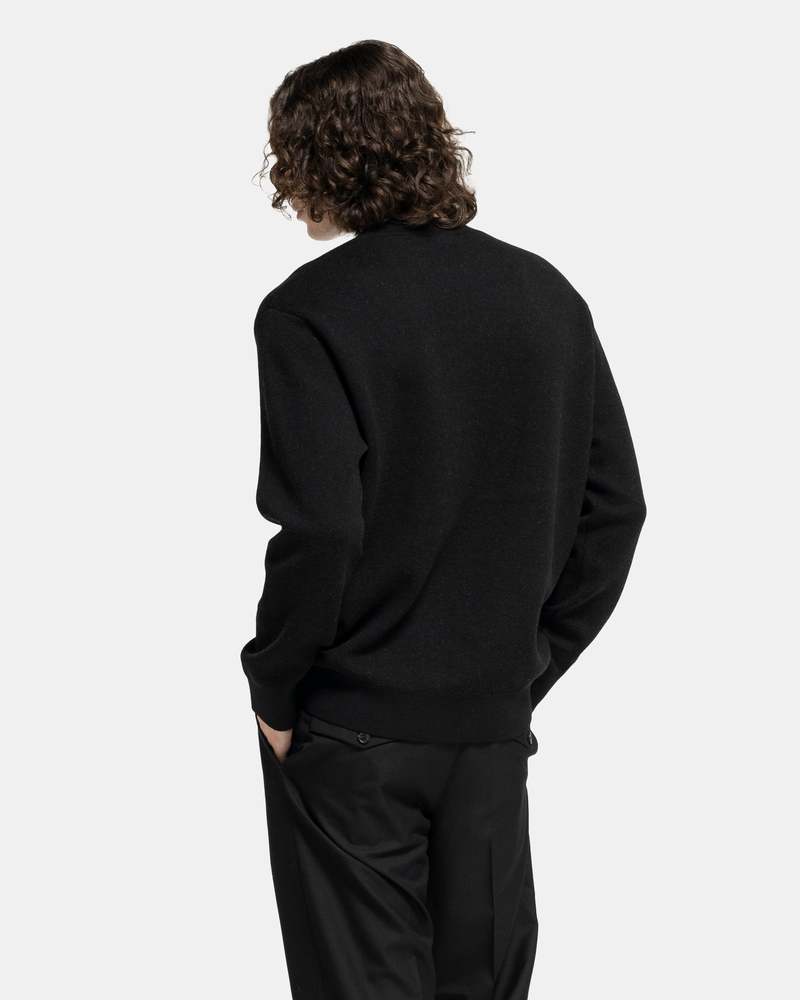 Dries Van Noten Moses Sweater - Black | Garmentory