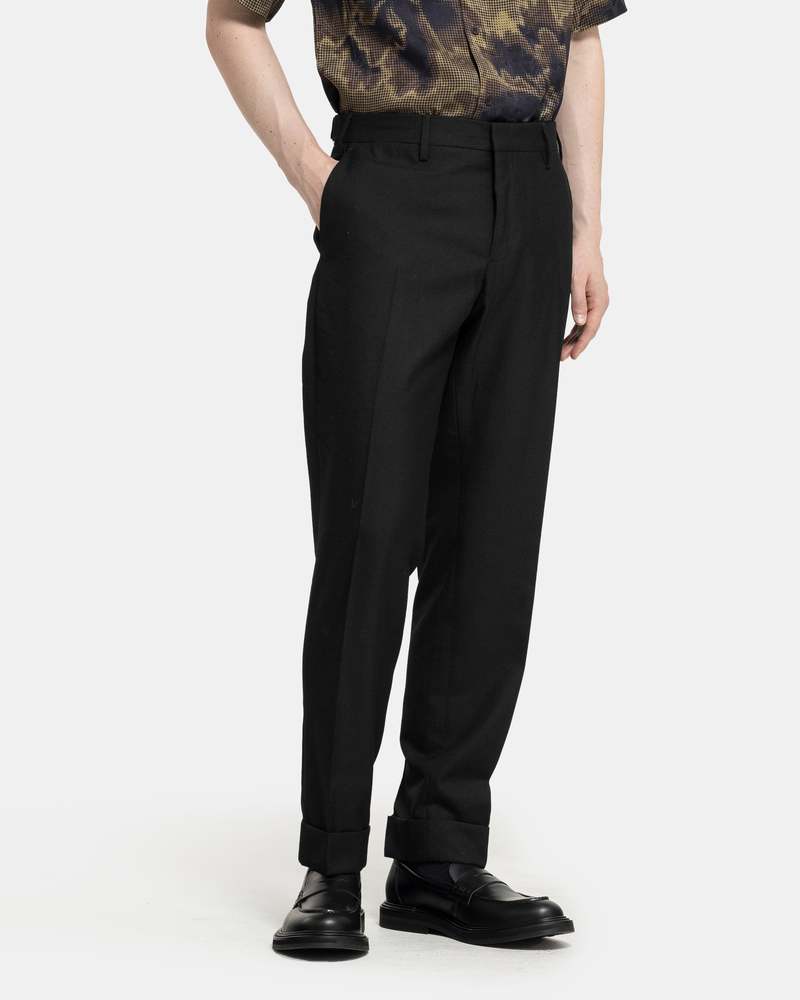 dries van noten philip フィリップパンツ　スラックス Philip Pants — Navy – La Garçonne