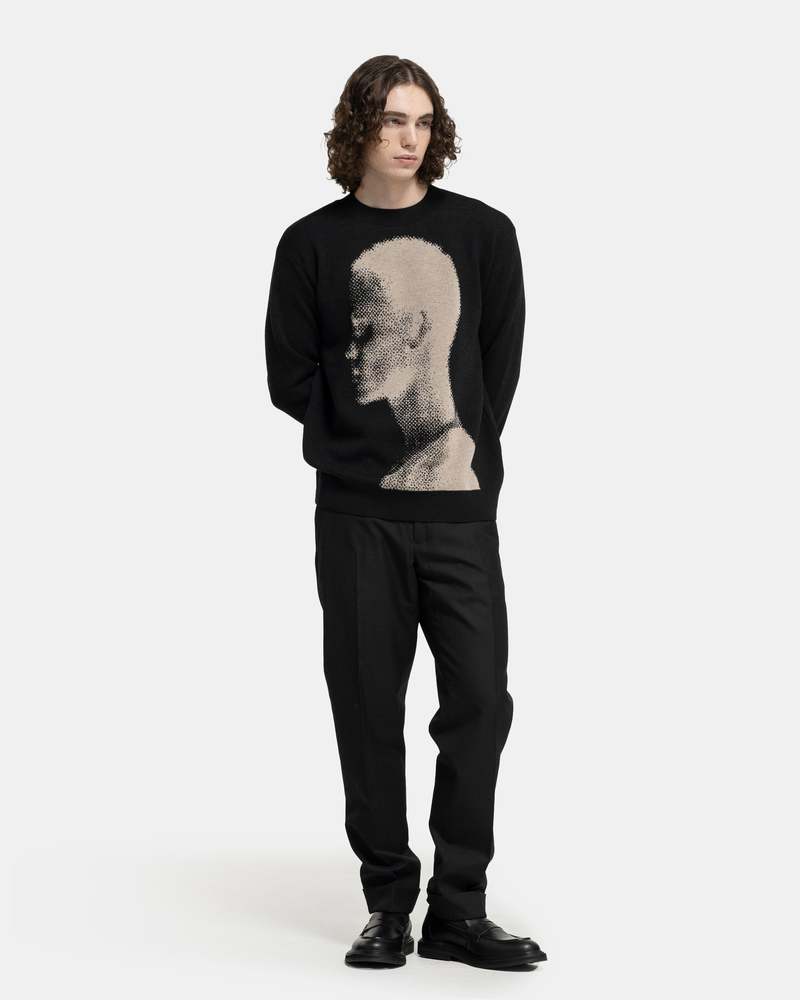 dries van noten philip フィリップパンツ　スラックス Philip Pants — Navy – La Garçonne
