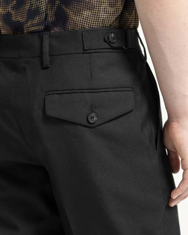 Dries Van Noten Philip Pants - Black | Garmentory