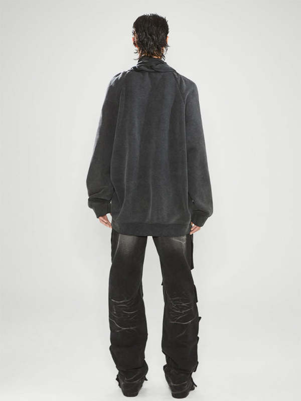 Y/Project Multiscarf Pinched Logo Sweatshirt - Vintage Black