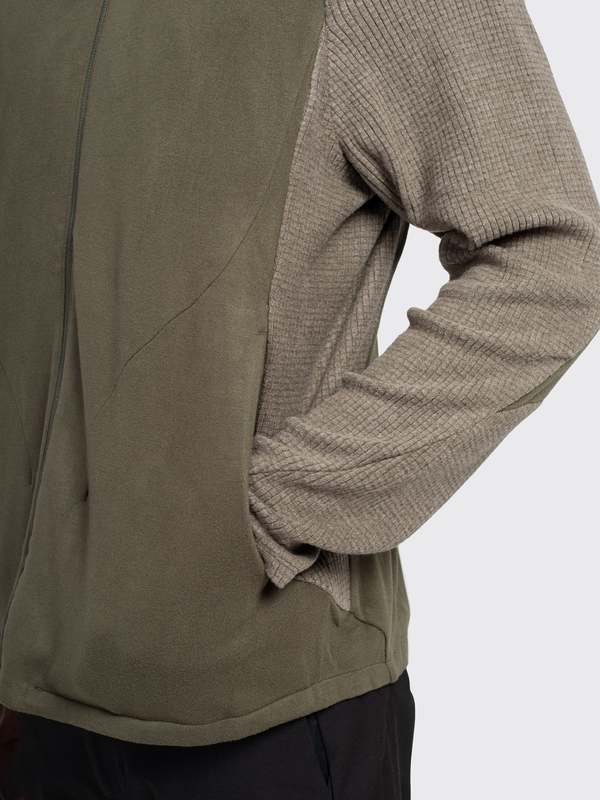 POST ARCHIVE FACTION (PAF) Right Fleece - Olive Green | Garmentory