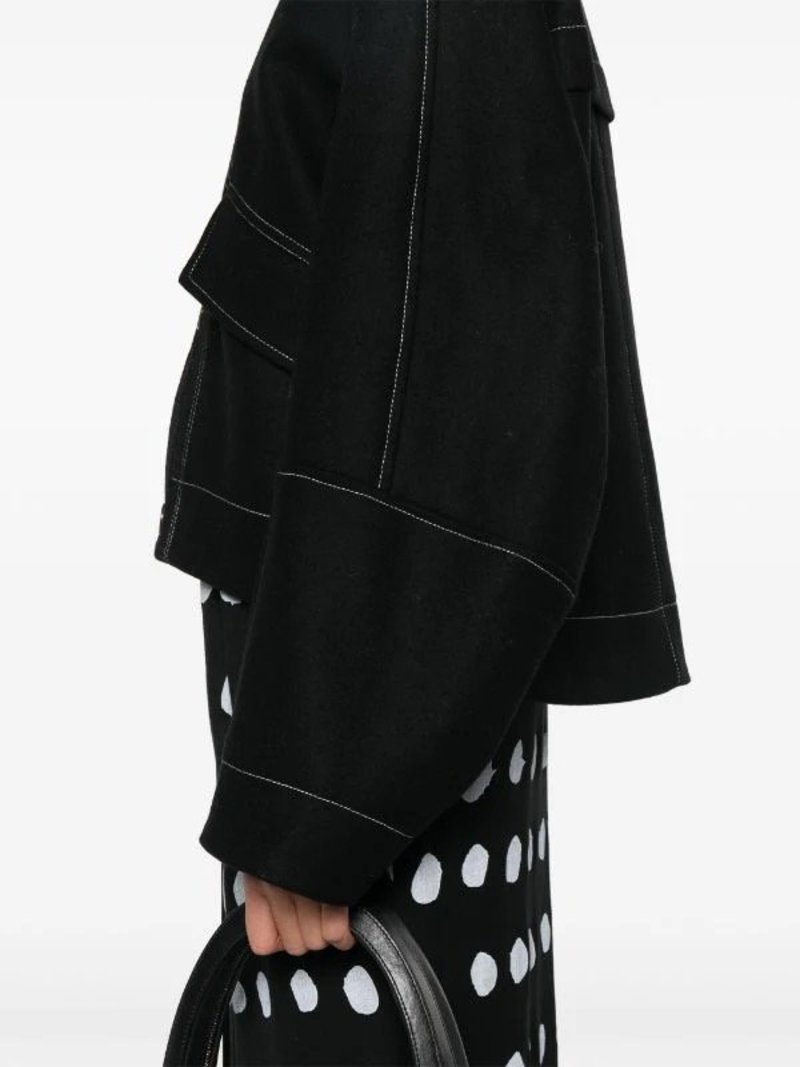 【関税込み】Henrik Vibskov ブラック Dusk Wool ジャケット Henrik Vibskov Dusk Wool Jacket - Black | Garmentory