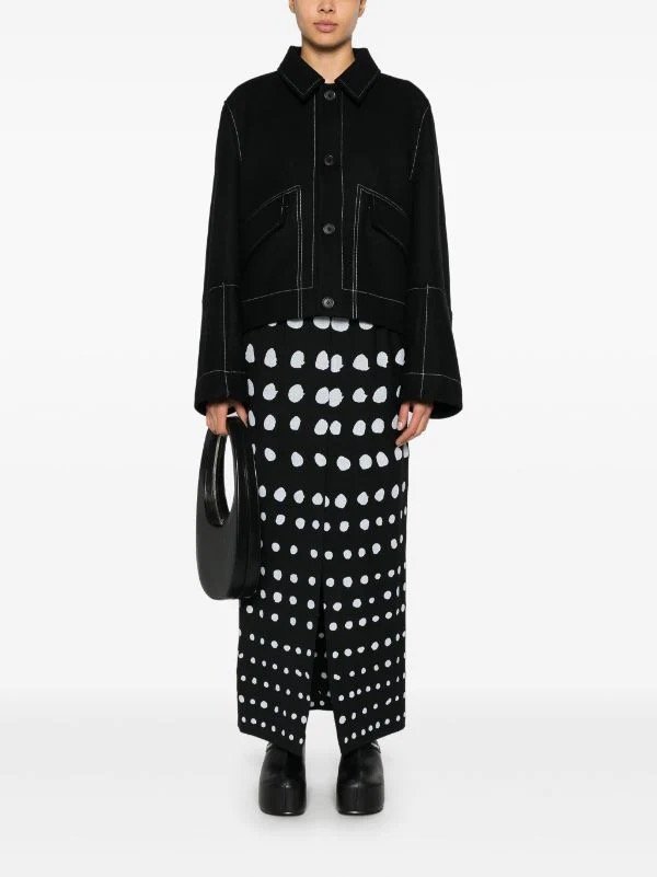Henrik Vibskov Dusk Wool Jacket - Black | Garmentory