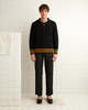 Bode Deck Stripe Sweater - Black - Thumbnail 1