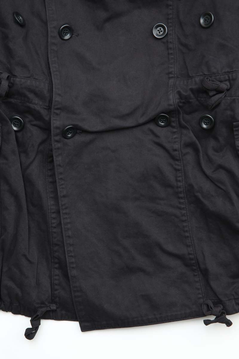 Kapital Katsuragi Cotton Ring Coat - Black