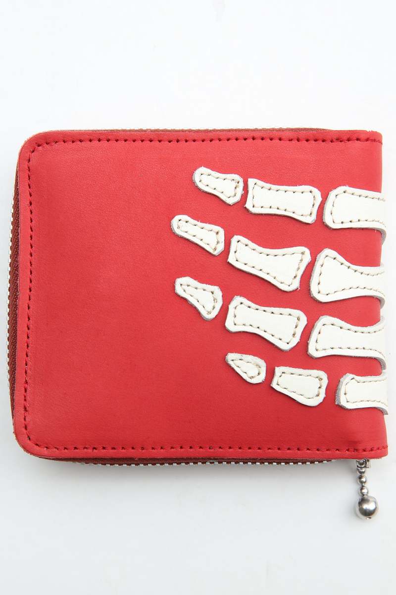 [新品未使用] kapital bone wallet 希少　絶版 Kapital Thumb-Up Bone Hand Zip Wallet - Black – Totem Brand Co.