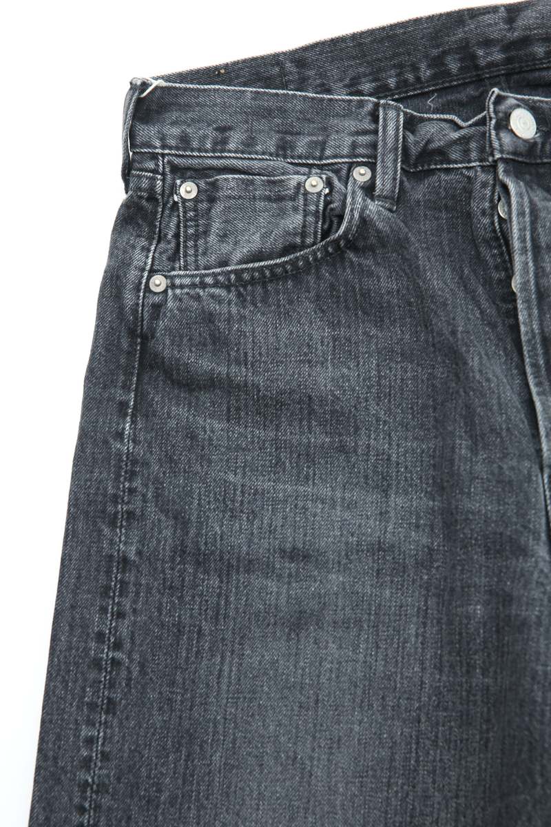 Orslow 105 Standard Selvedge - Black Denim Stone Orslow 105 Standard Selvedge - Black Denim Stone