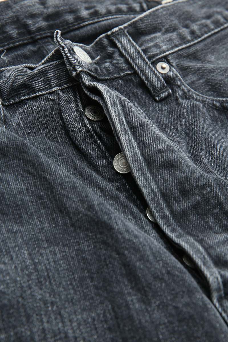 Orslow 105 Standard Selvedge - Black Denim Stone Orslow 105 Standard Selvedge - Black Denim Stone