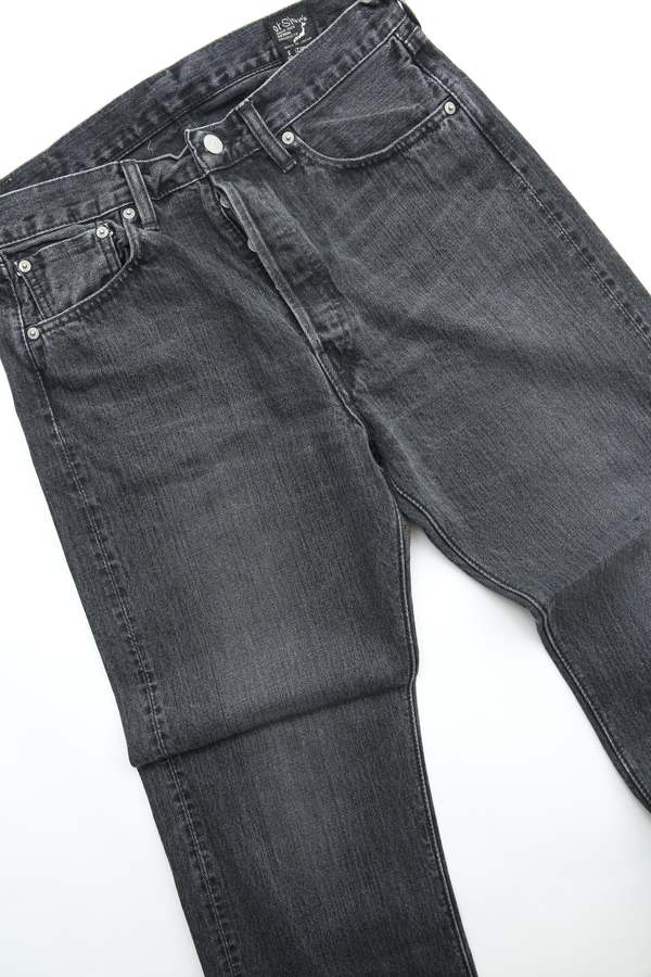 Orslow 105 Standard Selvedge - Black Denim Stone Orslow 105 Standard Selvedge - Black Denim Stone