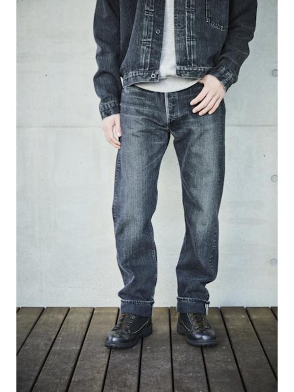 Orslow 105 Standard Selvedge - Black Denim Stone Orslow 105 Standard Selvedge - Black Denim Stone
