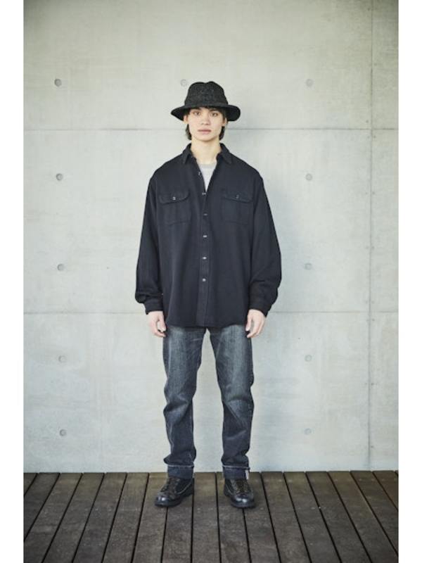 Orslow 105 Standard Selvedge - Black Denim Stone Orslow 105 Standard Selvedge - Black Denim Stone