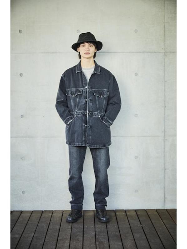 Orslow 105 Standard Selvedge - Black Denim Stone Orslow 105 Standard Selvedge - Black Denim Stone
