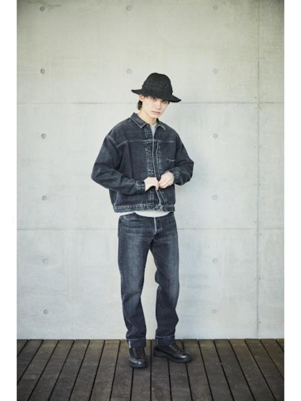 Orslow 105 Standard Selvedge - Black Denim Stone Orslow 105 Standard Selvedge - Black Denim Stone